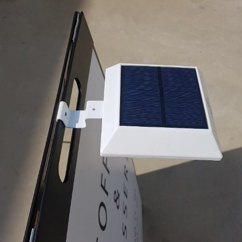 태양광충전 LED조명용 입간판 배너 간판 부착용